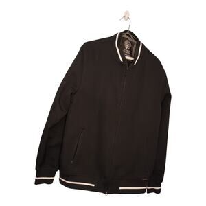 Vince Camuto Mens Navy Blue Long Sleeve Full-Zip Track Knit Jacket Size XL EUC